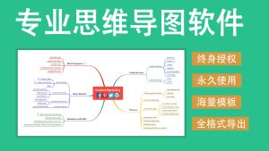 思维导图软件-终身授权-永久使用-外贸技工